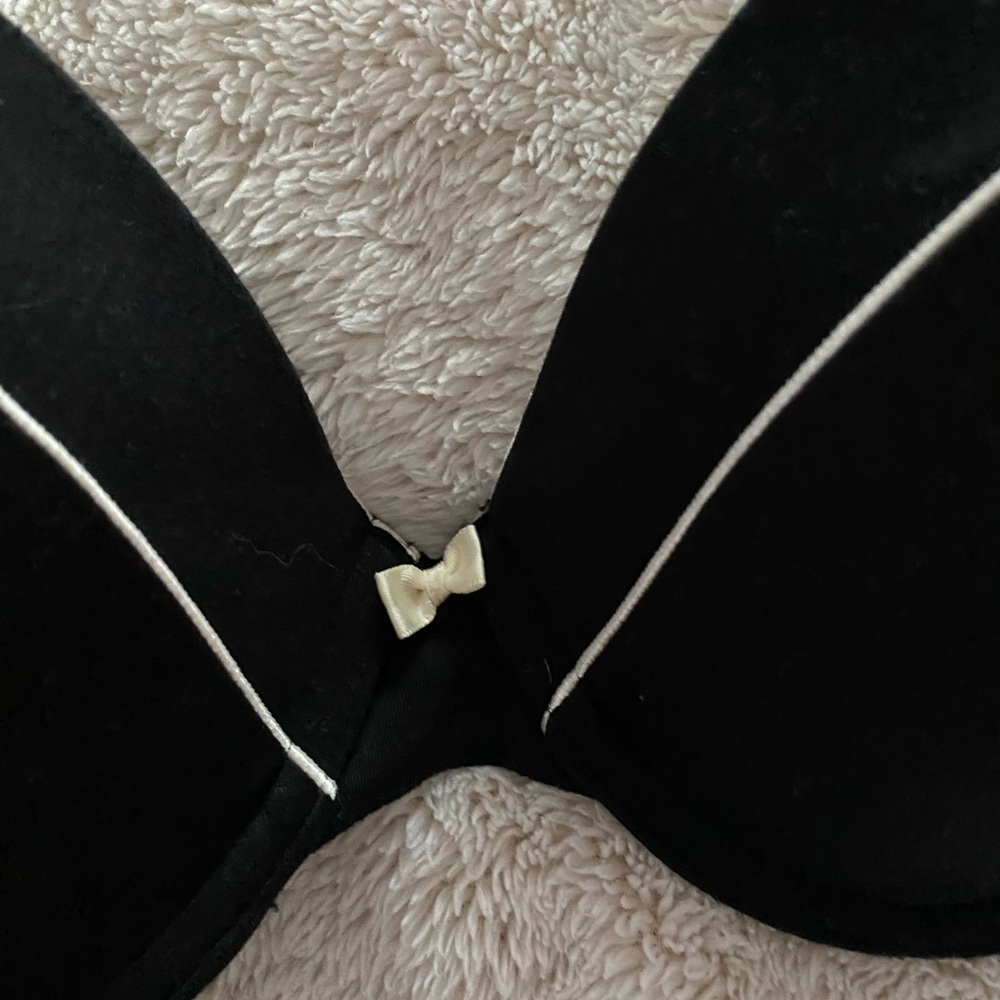 Soma Black Embraceable Piped Demi Bra 34C - Picture 5 of 5